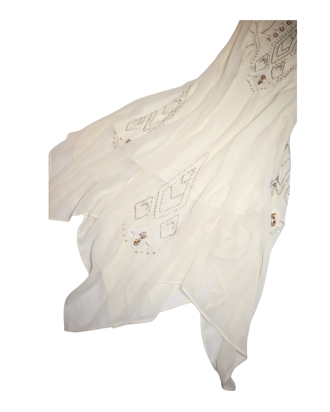 RARE Boho/Fairy Embellished Cream Dress