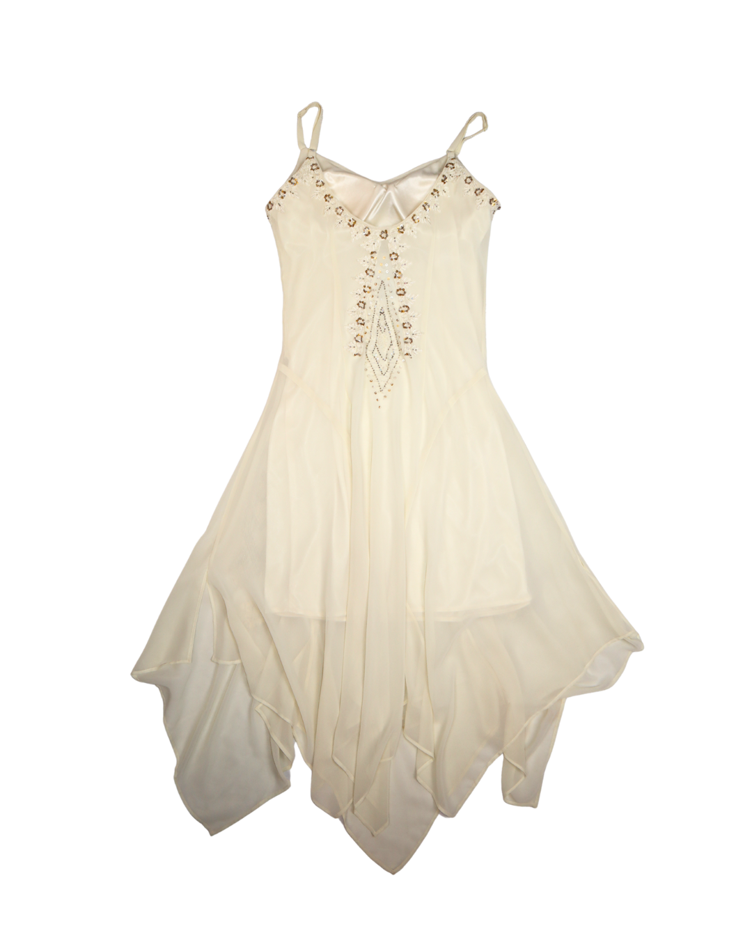 RARE Boho/Fairy Embellished Cream Dress