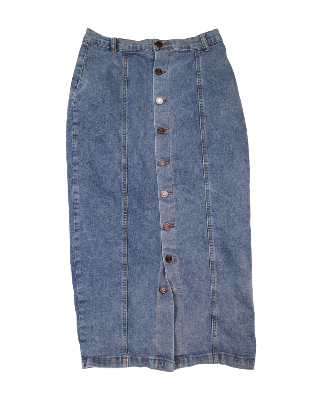 Long Jean Skirt