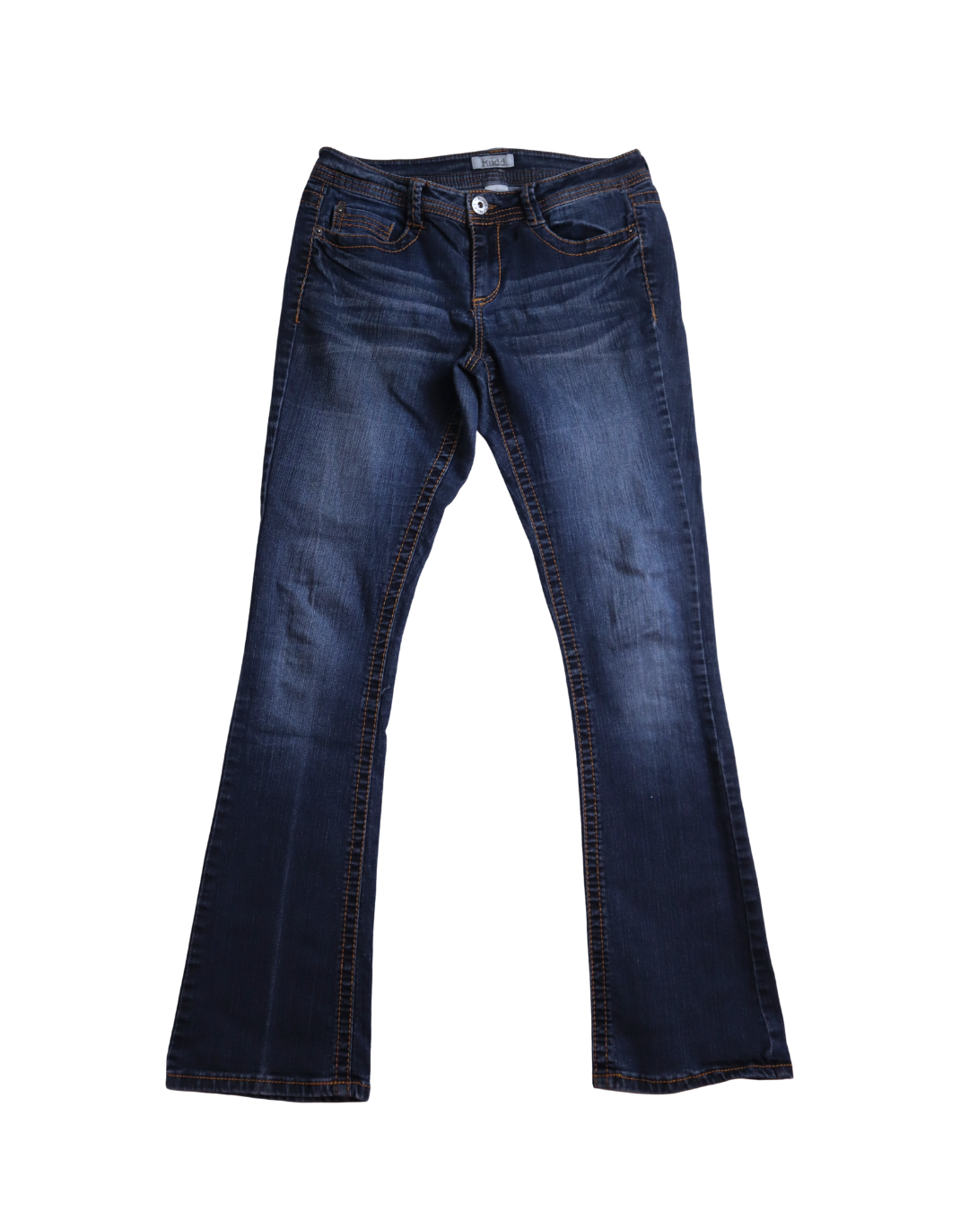 Mid Rise Medium Wash Blue Jeans 