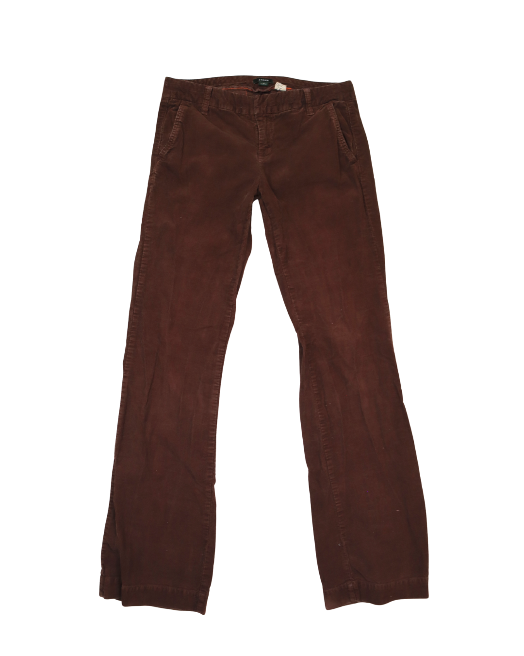 Brown Low Rise Corduroy Pants