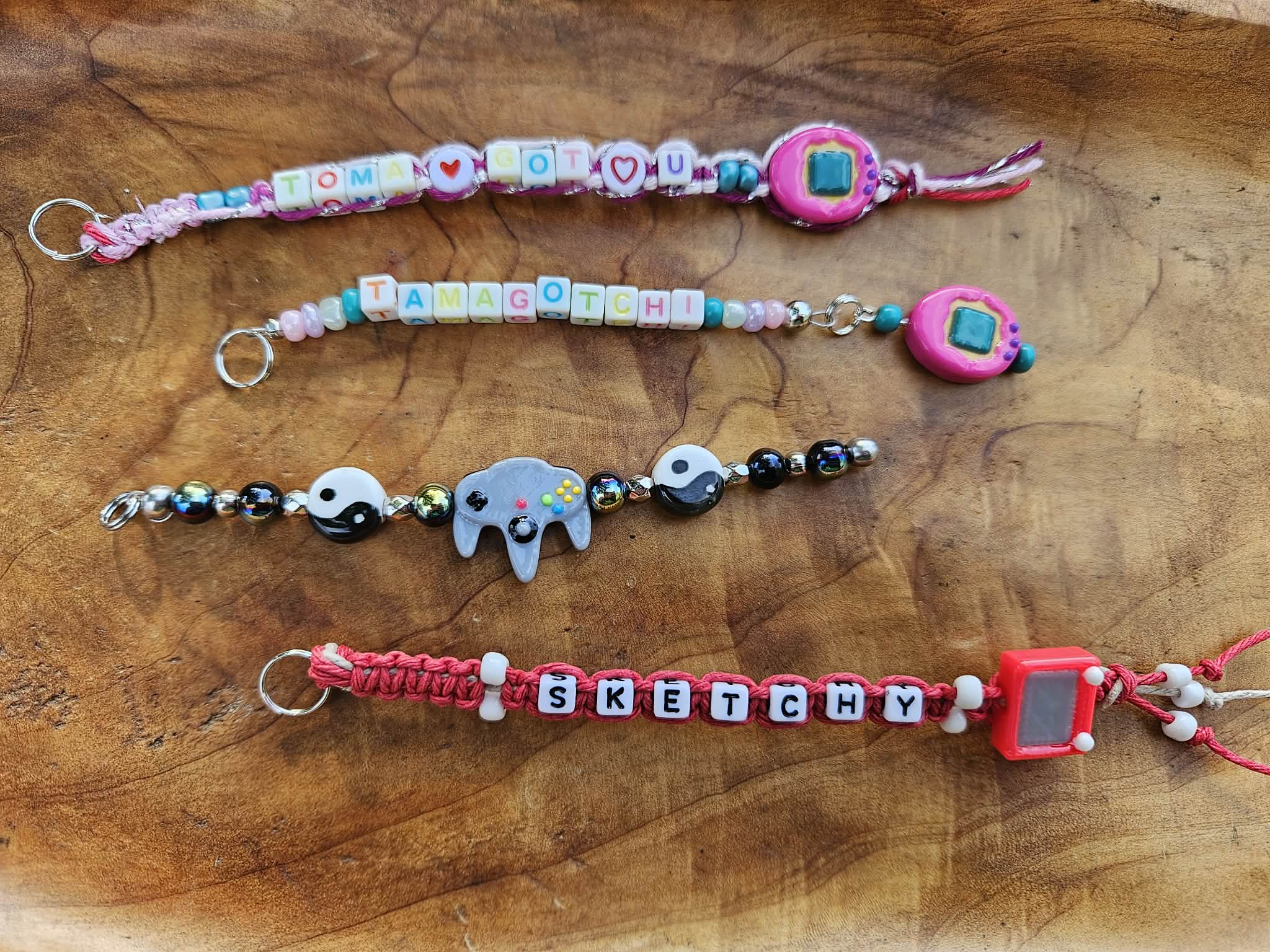 Retro Toys Keychains Set of (2)