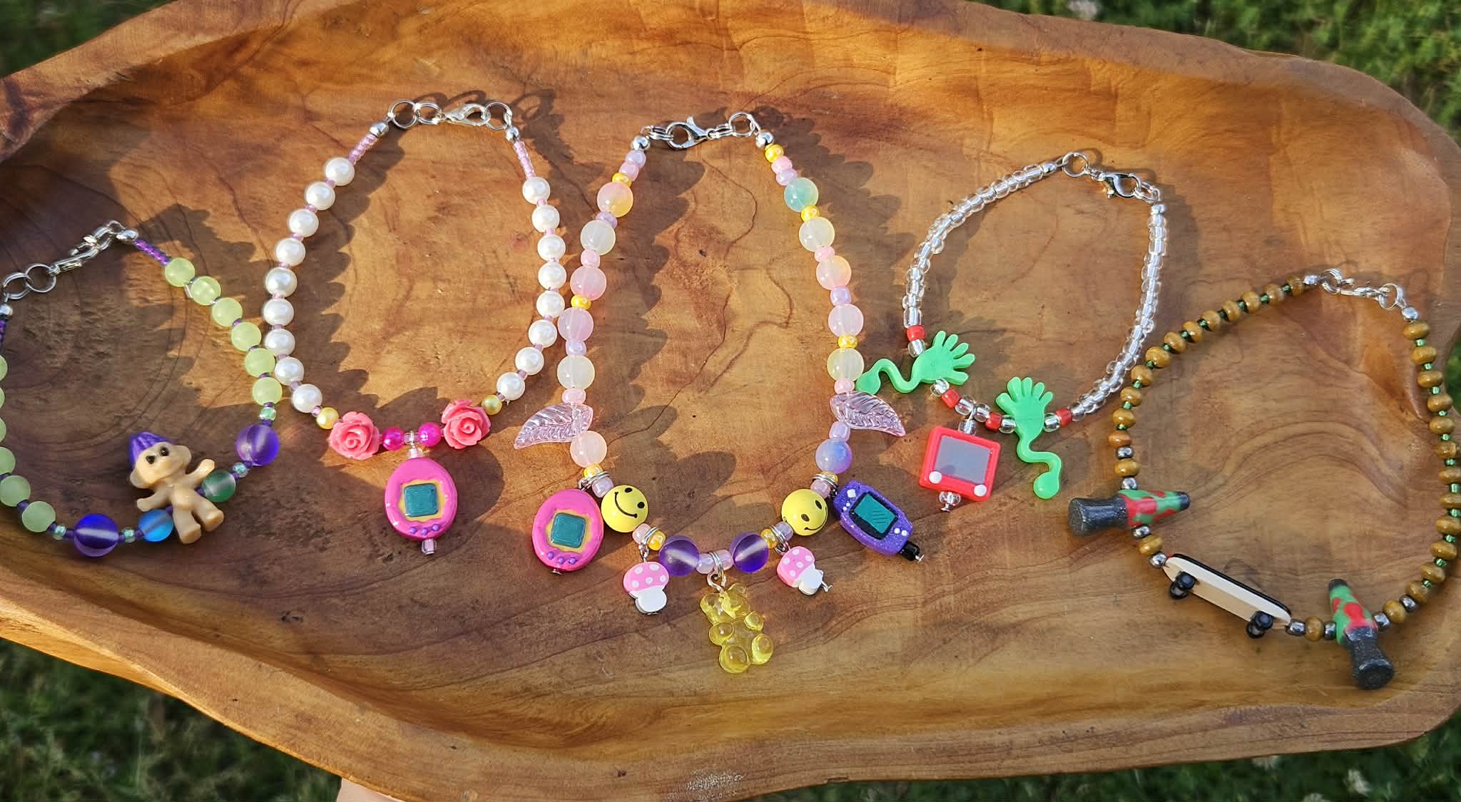 Retro Nostalgic Toy Charm Bracelets