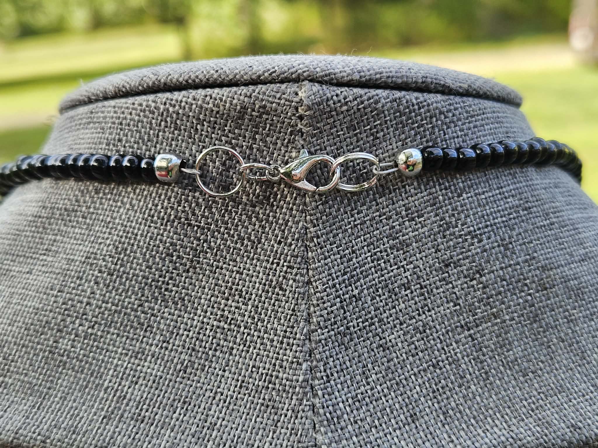 Vintage Gaming Mushroom Beaded Necklace