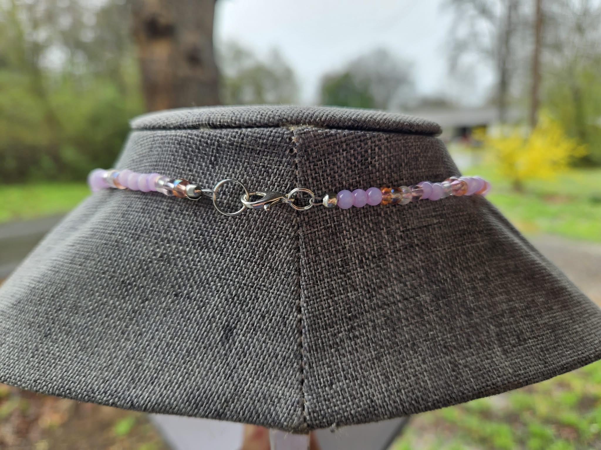 Crystal Sunrise Beaded Necklace