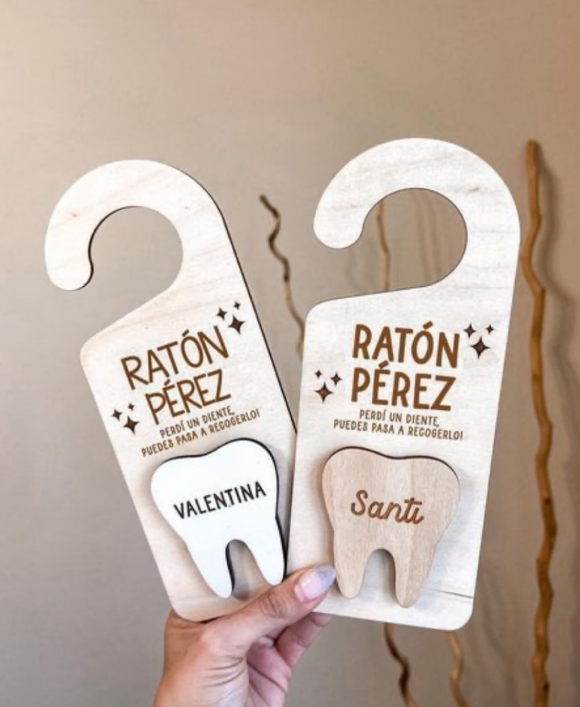 Cartel personalizado para puerta