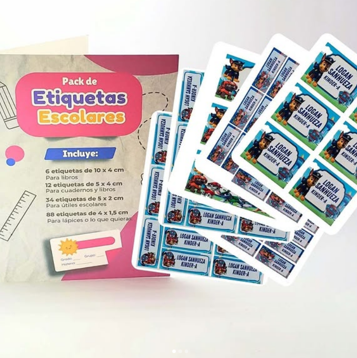 Caja escolar Personalizada