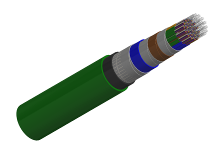Multi Loose Tube Ribbon Fiber Cable 1