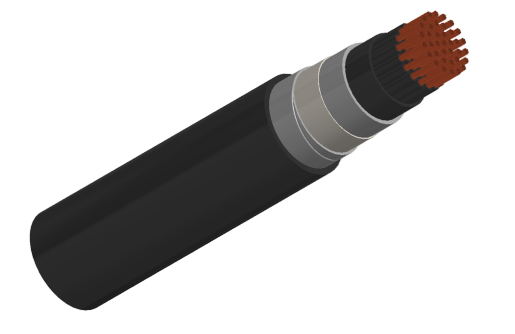 600V/1000V XLPE Insulated Galvanized Steel Tape Armored Cable with Lead Cover to IEC 60502-1