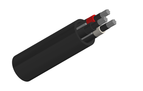 Type SHD-CGC Three-Conductor Round Portable Power Cable 5kV