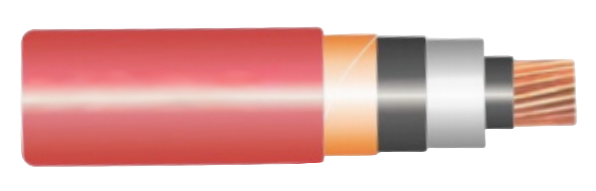 Copper Cable - Non-armoured XLPE Insulation 3.6/6(7.2) - 18/30(36) KV 1C CU/XLPE/CTS/PVC – N2XSY