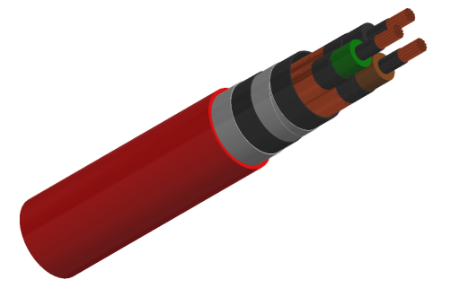Medium Voltage XLPE Insulated Overall Screened Cable to IEC 60502-2