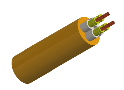 BI/BU (MRE-M2XH) 150/250V Mica Tape + XLPE Insulated, LSOH (SHF1) Sheathed Fire Resistant Instrumentation & Control Cables (Multicore)