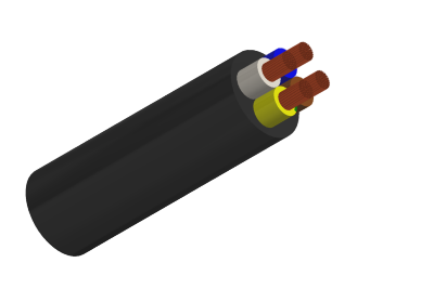 V75 PVC Heavy Duty Flexible Cord, 0.6/1kV