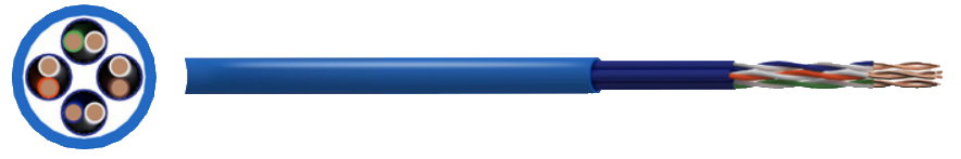 Cat 6A U/FTP LSZH Cable