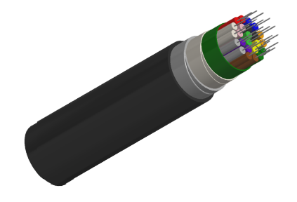 Fire Resistant Central Loose Tube Optical Fiber Cables
