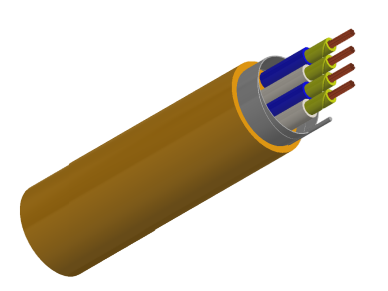 BI(i)/BU(i) (MRE-M2XH PiMF/TiMF) 150/250V Mica Tape + XLPE Insulated, LSOH (SHF1) Sheathed, Individual Screened Fire Resistant Instrumentation & Control Cables (Multipair/Multitriple)