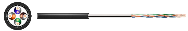 Cat 6 F/UTP PE External Cable