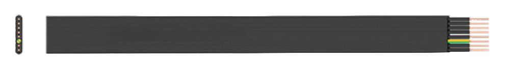 Flat Festoon Cable NGFLGOEU – 300/500 V
