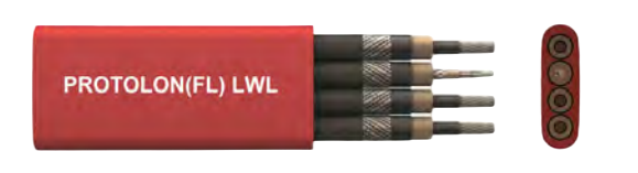 (FL)-LWL (N)TSFLCGEWOEU Medium voltage flat reeling cable with fiber-optics