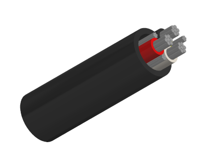 Type G-GC Three-Conductor Round Portable Power Cable 2kV