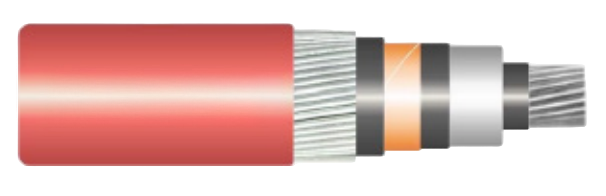 1C AL/XLPE/CTS/PVC/AWA/PVC – NA2XSYR(AL)Y