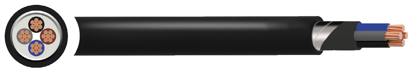 N2XBH Copper Conductor XLPE/HFFR Armoured Power Cable 0.6/1kV