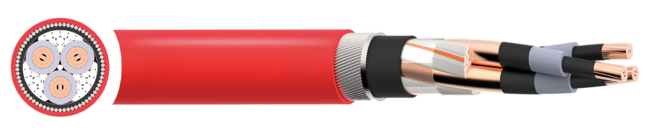 BS 6622 XLPE/PVC Medium Voltage 19/33 (36)kV Cable
