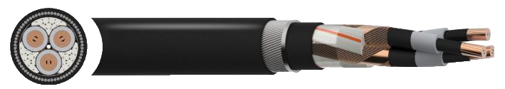 BS 6622 XLPE MDPE 6.35/11 (12)kV Cable