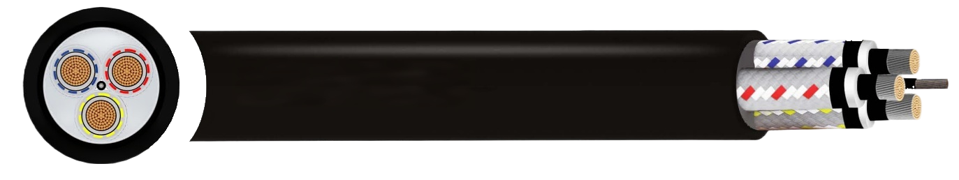 Type 210 Flexible Rubber Mining Cable