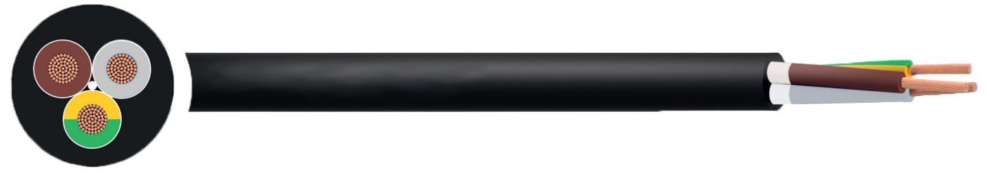 PUR-HF Low Voltage Festoon Cable – 0.6/1 kV