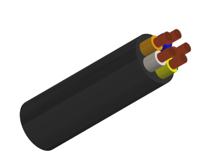 V75 PVC Heavy Duty Flexible Cord, 0.6/1kV