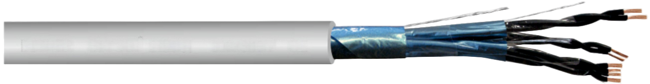Halogen-Free Control & Signal Cable 300/500V – Double Screened, Flame-Retardant