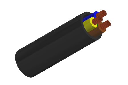 V75 PVC Light Duty Flexible Cord, 250/250V