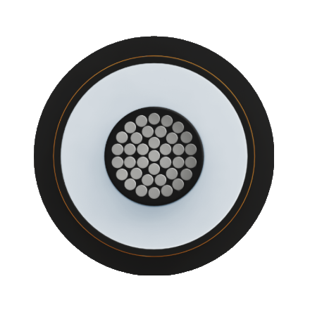Medium Voltage Aluminum 90°C XLPE 15kV 133% PC PVC