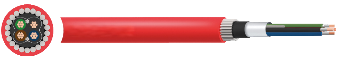 PAS BS 5308 Part 1 Type 2 Mica/XLPE/CAM/LSZH/ SWA/LSZH (Fire Resistant) Cable