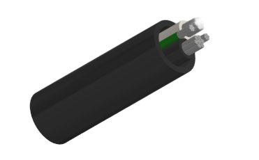 Type G Two-Conductor Round Portable Power Cable 2kV