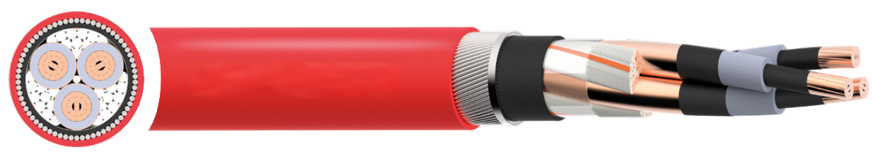 BS 7835 XLPE/LSZH Medium Voltage 19/33 (36)kV Power Cable