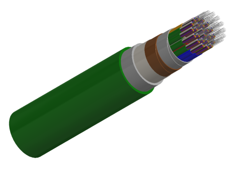 Multi Loose Tube Ribbon Fiber Cable