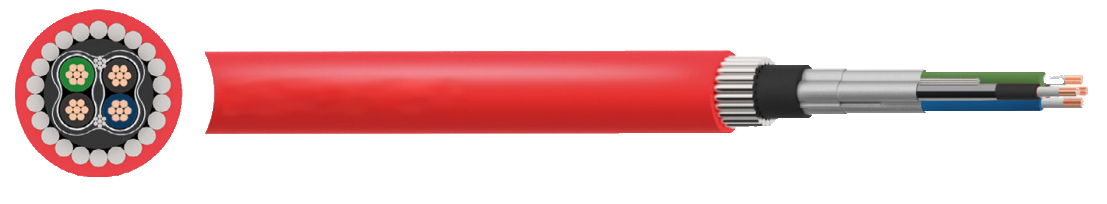 PAS BS 5308 Part 1 Type 2 MICA/XLPE/ICAM/ LSZH/SWA/LSZH (Fire Resistant) Cable