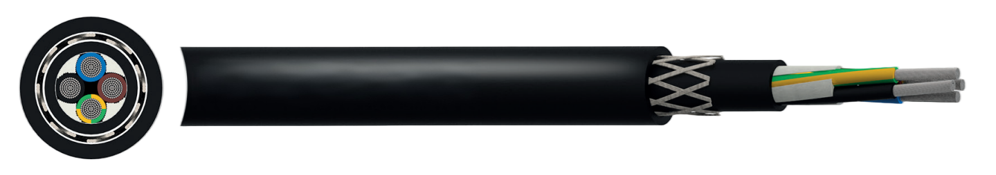PUR-HF TROMMEL Low Voltage Reeling Cable – 0.6/1 kV