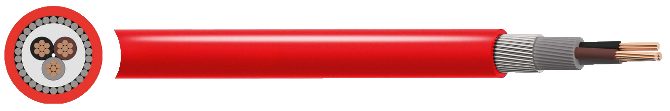 NYFGY Copper Conductor PVC SWA Power Cable 3.6/6 (7.2)kV