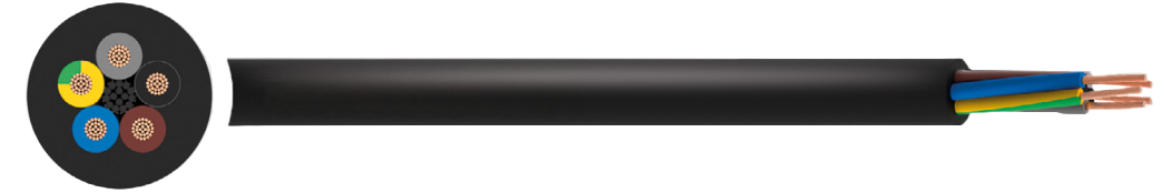 H07ZZ-F EN 50525-3-21 LSZH Rubber Flexible Cable