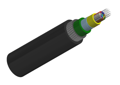 Steel Wire Armored Optical Fiber Cable with LSZH Sheath