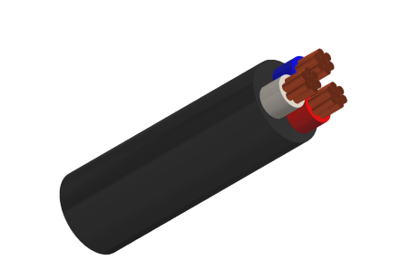 XLPE Insulated, PVC Sheathed Unarmored Multicore control Cables 0.6/1kV