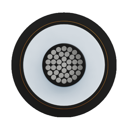 Medium Voltage Aluminum 90°C XLPE 15kV 100% PC PVC