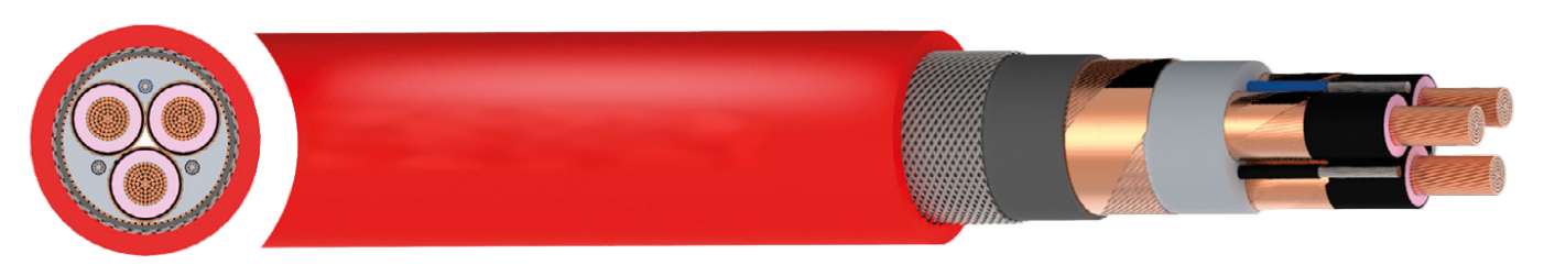(N)3GHSSYCY Flexible Mining Cable (3.6/6kV & 6/10kV)