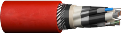FESTOON NTSKCGECWOEU LWL I 3.6/6 kV Mining Cable