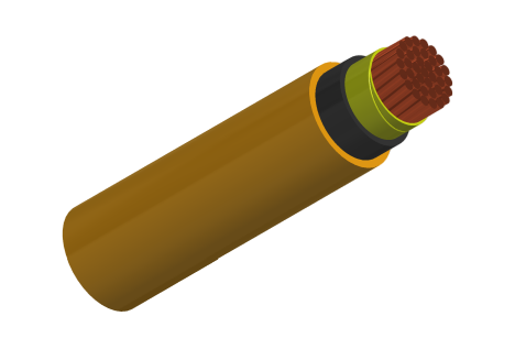 BI/BU (MFX300) 0.6/1 KV Mica Tape + XLPE Insulated, LSOH (SHF1) Sheathed Fire Resistant Power & Control Cables (Single Core)