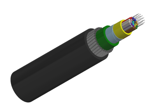 Steel Wire Armored Optical Fiber Cable